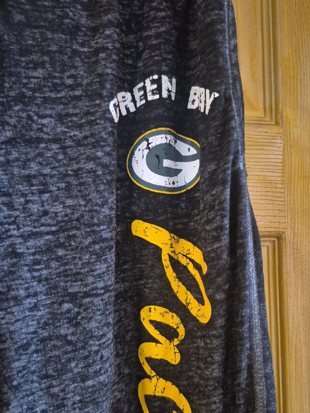 NFL Greenbay Packers Team Apparel Sleepwear Medium Cotton Poly Blend Pockets - Picture 4 of 10